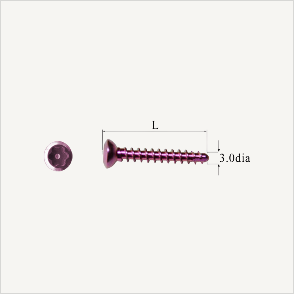 Tornillo cortical ø3.0mm