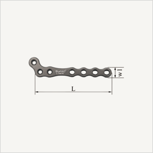 Placa en L PRCL S - 5mm (W) / 36.7 mm (L)