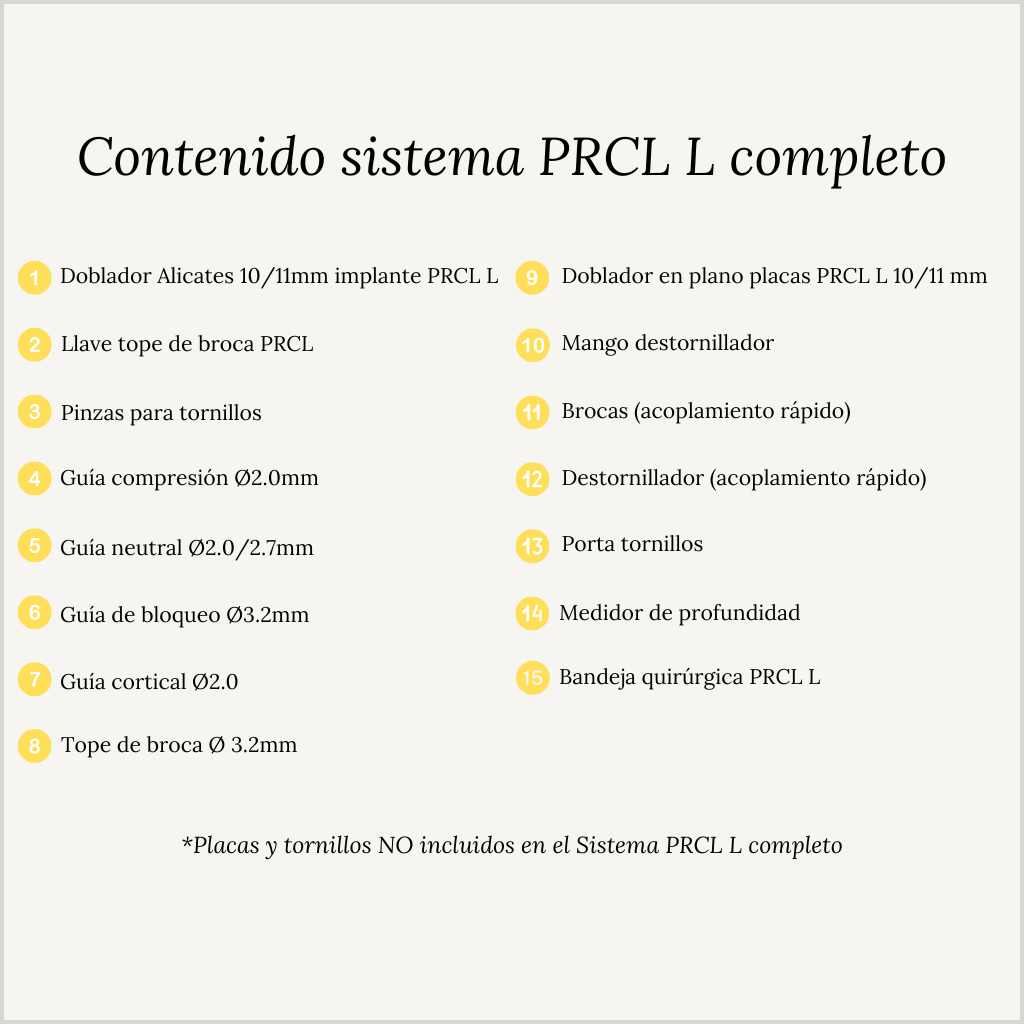 Sistema PRCL L completo - Imagen 3